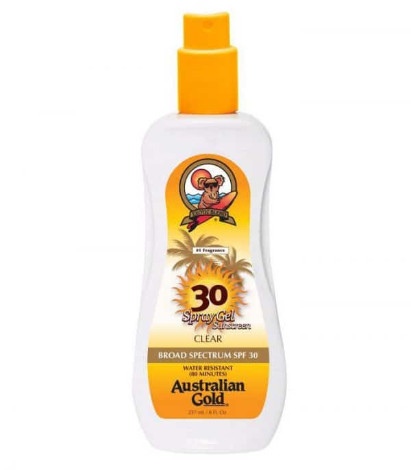 AUSTRALIAN GOLD SPF 30 CLEAR SPRAY GEL SUNSCREEN 1