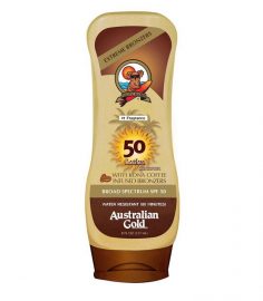 AUSTRALIAN GOLD SPF 50 LOTION SUNSCREEN WITH INSTANT BRONZER
