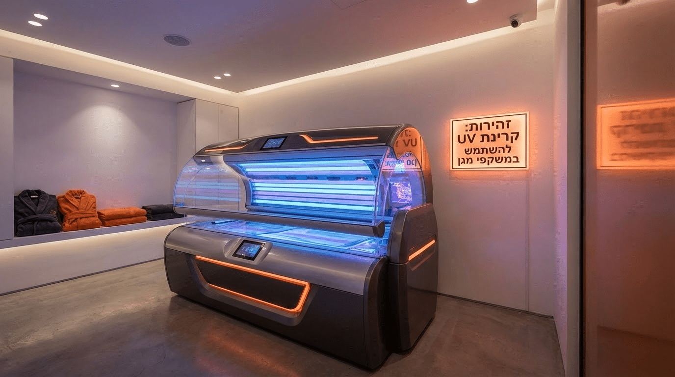 מיטות שיזוף וקרינה מבוקרת