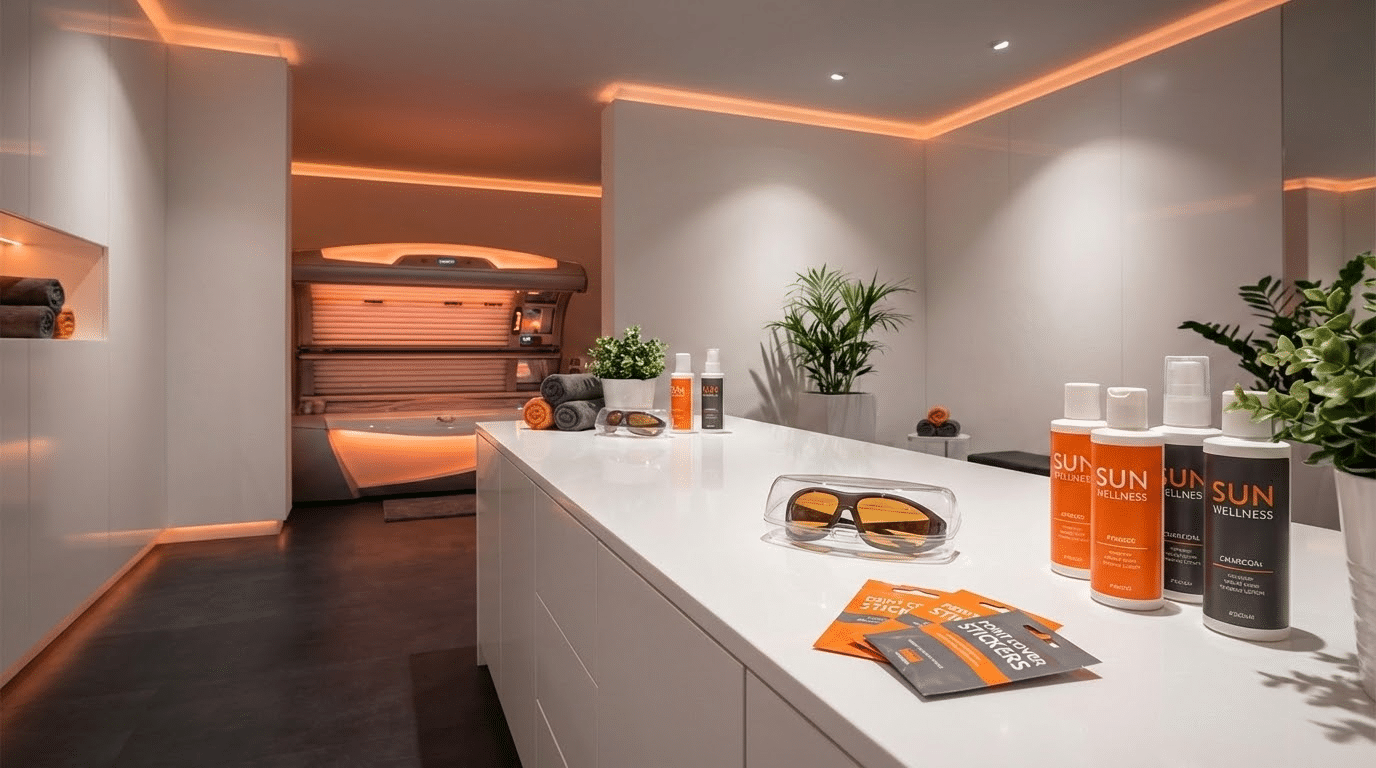 אביזרים למכון שיזוף ציוד נלווה ומוצרים משלימים